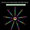 thumbnail image 4 of Luces De Ritmo De Pastilla Pickup Rhythm Lights Rgb Voice Control Music Light Stick Car Decor (Blanco), 4 of 7