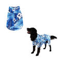 thumbnail image 3 of Midlee Blue Hawaiian Dog Shirt (Large), 3 of 5