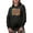 Black, variant on Gymnastics, Gymnast or Sports Themed, Groovy Retro Wavy Text Merch Gift, Black Hooded Sweatshirt or Hoodie, Small