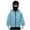 Light Blue, variant on HAOTAGS Big Girls Performance Track Jacket（3-15）, Windproof Face-Panel Hoodie Sporty Long-Sleeve Outerwear with Pockets Wine 10-11Years