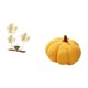 thumbnail image 5 of Figura decorativa de escritorio con diseño de flores y hojas de metal, ideal para Halloween, ideal como juguete de calabaza, material único, ideal par, 5 of 8