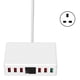 thumbnail image 1 of T9 + 6 puertos QC 3.0 Cargador USB Hub 40W Pantalla multipuerto Estación de carga inteligente 100240V (enchufe del Reino Unido), 1 of 5