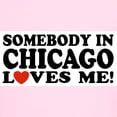 thumbnail image 3 of CafePress - Somebody In Chicago Loves Me Kids T Shirt - Light T-Shirt Kids XS-XL, 3 of 4