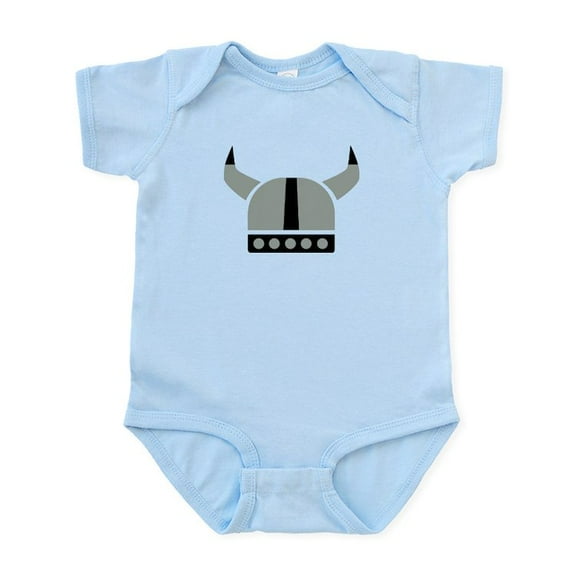 CafePress - Viking Helmet Infant Bodysuit - Baby Light Bodysuit, Size Newborn - 24 Months