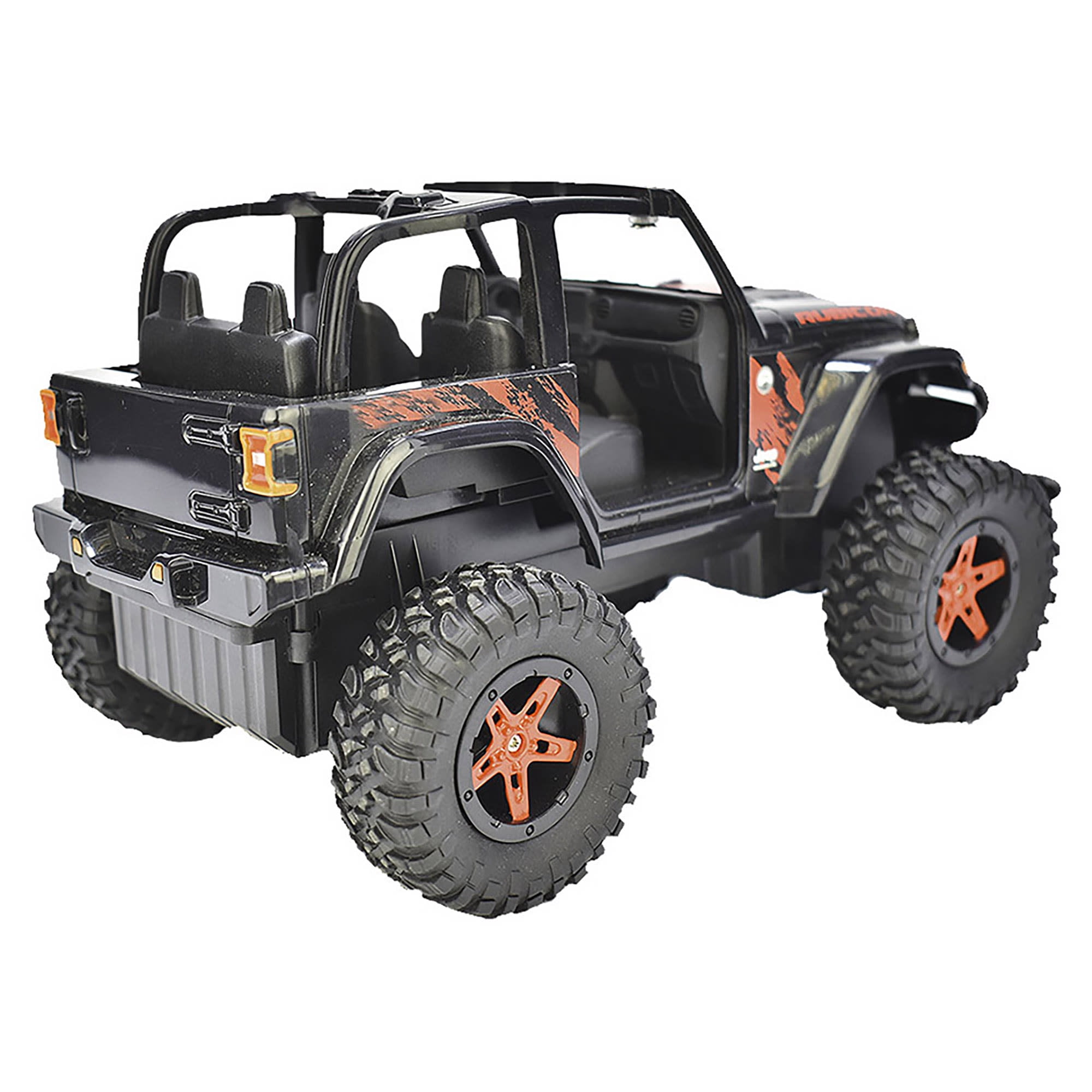Taiyo: Jeep Wrangler Rubicon 2 Door 1:16 Scale R/C Vehicle in Black