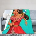 thumbnail image 2 of Manta de dibujos animados de Elena de Avalor, manta de felpa grande súper suave y esponjosa para niños, niñas y adultos jóvenes, manta de franela cálida y acogedora para sala de estar, sofá cama para, 2 of 7