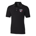 thumbnail image 2 of Men's Cutter & Buck Black FC Dallas Advantage Eco Tri-Blend Pique Polo, 2 of 3