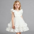 thumbnail image 5 of Elegant Girls Party Dress With Puffed Sleeves And Skirt For And Performance Wear Toddler To Kids Formal Attire, 5 of 5