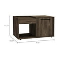 thumbnail image 4 of Boahaus Andria Coffee Table (Dark Walnut), 4 of 5