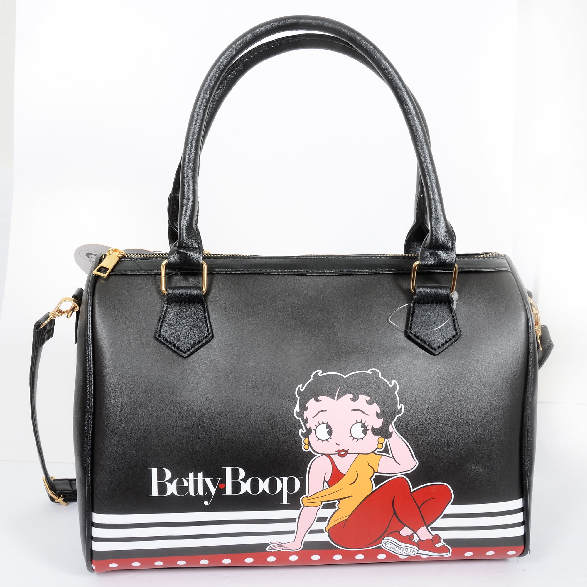 NEW BLACK  LEATHER BETTY BOOP   PICTURE PURSE /WALLET 