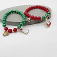 thumbnail image 1 of Salud y Belleza, Cuidado Personal, Productos para el Cuidado de la Salud, Productos para la Salud, Regalo de Navidad y San Valentín Pulsera Elástica con Cuentas y Letras Rotas, detergente detergente, 1 of 2
