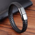 thumbnail image 1 of STRAND MEN'S GENUINE LEATHER BRACELET, 1 of 3