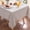 White/Blue, variant on MeyJey 60”x84” Tablecloths for Rectangle Tables, Waterproof Linen Cotton Farmhouse Table Cloths with Tassel for Kitchen Dining, Blue