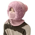 thumbnail image 6 of Wipya Winter Knit Hat With Ear Flaps For Women Fleece Lined Thickened Thermal Beanie Cold Weather Hat For Outdoor And Daily Wear SizeLight Pink, 6 of 7