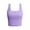 Purple, variant on TODOZO Women's Summer Square Neck Tank Tops Workout Cropped Ribbed Summer Camisole Sleeveless Clothes 2025 Crop Tops Seamless Workout Exercise Shirts Fitness Yoga Tank Tops Going Out Camis Blue L