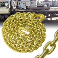thumbnail image 1 of Cadena para carpetas de transporte FITHOIST G80 de 5/16 pulgadas x 15 pies | Cadena de remolque con ganchos de agarre tipo horquilla | Carga de trabajo segura de 4 900 libras | Cadena resistente para, 1 of 5