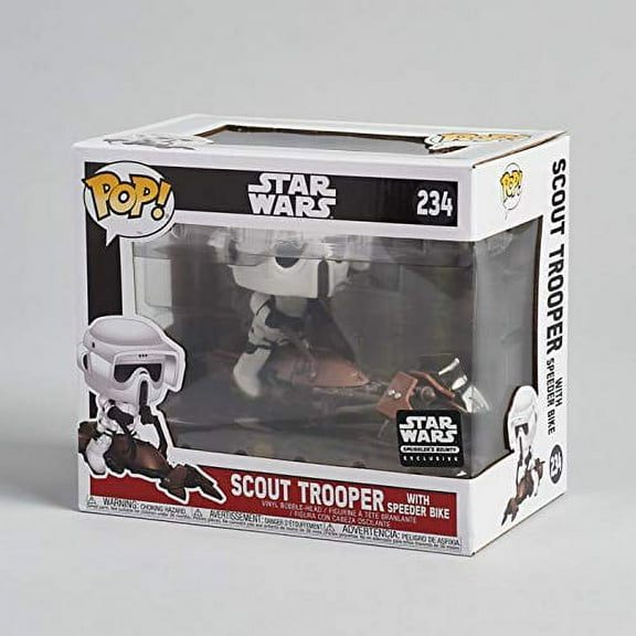 Funko Pop! Scout Trooper with Speeder Bike The Mandalorian Smuggler's Bounty Star Wars #234