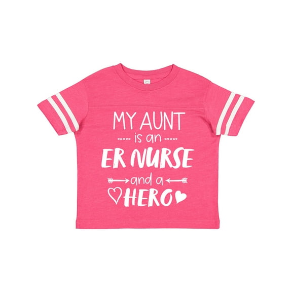 Inktastic My Aunt is an ER Nurse and a Hero Boys or Girls Toddler T-Shirt