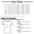 thumbnail image 3 of LOVZFMLL Women's Summer Tops Fashion Summer Round Neck Leisure Short Sleeve Printed Buttons Tops, 3 of 7