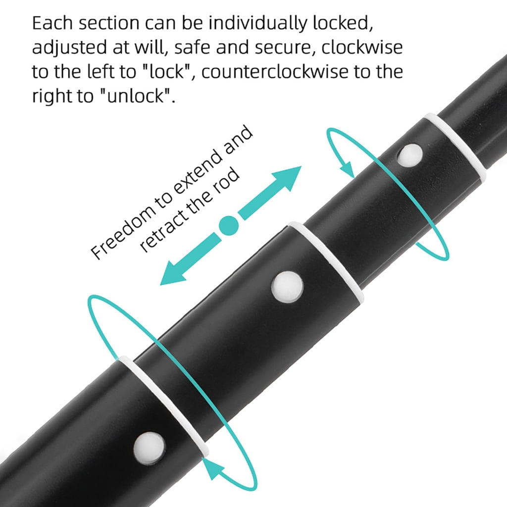 Zeiwohndc Selfie Stick Photography Extension Rod forOM4SE Mobile6 Camera 1/4 Screw