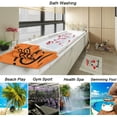 thumbnail image 4 of Halloween Boo Pattern with Black Cat Witch Pumpkin Soft Set of 3 Towels, 1 Bath Towel+1 Hand Towel+1 Washcloth, Multipurpose for Bathroom, Hotel, Gym, Spa and Beach(Orange), 4 of 5