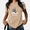 Brown, variant on UNISHE Women Sinking Hand Graphic Tee Short Sleeve Acid Wash Oversized T Shirt