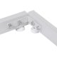 thumbnail image 4 of HHQHHQA  L-Shaped Corner Desk Computer Gaming Desk - Modern Home PC Table Office Writing Workstation, White, 4 of 7