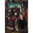 thumbnail image 3 of Jacopo Ligozzi 18x24 Black Modern Framed Museum Art Print Titled - Adoration of the Magi (1597), 3 of 5