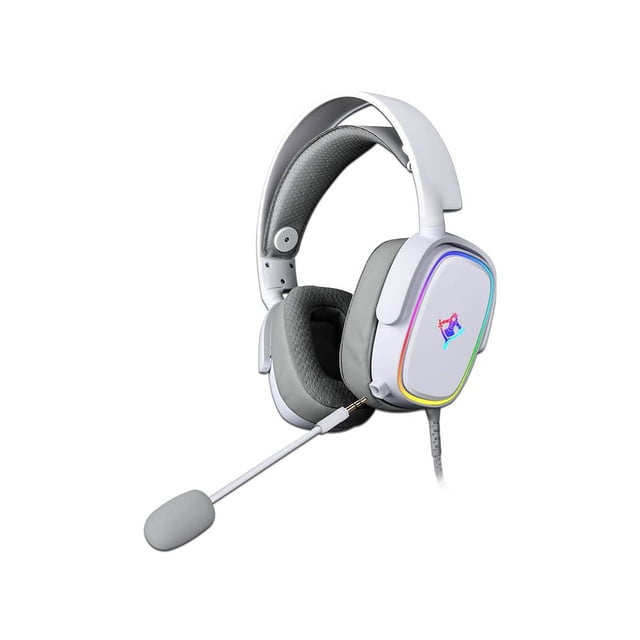 Audífonos Gamer Yeyian YDG-33406 3.5mm color Blanco Diadema con Micrófono
