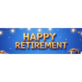 thumbnail image 3 of Decorative Design Happy Retirement Banner Gift Boxes Balloon Decoration Celebration Banner for Party Backdrop Photo Prop, 3 of 6