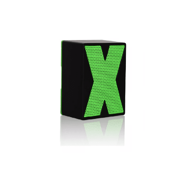 Bocina Inalámbrica Pequeña Y Portátil Con Bluetooth, Negro/Verde