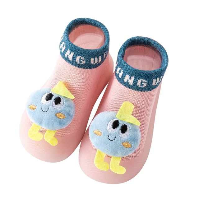 XDZJLR Spring And Summer Children Boys And Girls Socks Non Slip Soft Light And Comfortable Cartoon Pattern Sneaker