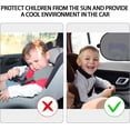 thumbnail image 4 of 5Pcs Car Window Shade - 4 Side Sunshades + Rear Window Cover, UV Rays Protector with Strong Suckers, Protects Your Family's Privacy, Keeps Car Interior Cooler, Fits Most Sedans, SUVs, 4 of 6