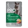 Pure Balance Pro+ Gourmet Cat Treat Indoor Chicken and Duck Recipe in Broth in 1.4oz Pouch