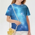 thumbnail image 4 of RXMEKW T-Shirt à Manches Courtes pour Enfants avec Imprimé Graphique, Col Rond, Mélange de Polyester Doux, Haut Décontracté pour Tout-Petits Garçons et Filles, 4 of 9