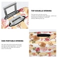 thumbnail image 4 of Bingfone Key Lock And Flowers Luggage Cover Washable Suitcase Cover Protector Anti-scratch Suitcase cover Fits 18-32 Inch Luggage (No luggage included), 4 of 8