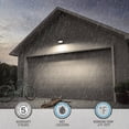 thumbnail image 3 of LEONLITE 2 Pack LED 3CCT Flood Light Dusk to Dawn, 40W Sensor Security Light, 3000K/4000K/5000K Selectable, Adjustable Head, Bronze, 3 of 5