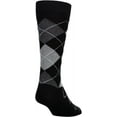 thumbnail image 3 of Men's Gold Toe 3179S Carlyle Argyle Crew Socks - 3 Pack (Black/Grey/Heather O/S), 3 of 5
