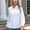 White, variant on BRGZLK Womens Button Down Tops Oversized Fashion Solid V Neck T Shirt Loose Long Sleeves Button Business Tee Black XL