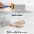thumbnail image 4 of Sleep Zone Ultra-Soft Plush Area Rug 8×10 Feet, Cream Non-Slip Fuzzy Rug for Large Living Room, 4 of 8