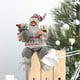 thumbnail image 5 of Fiudx Muñeco de Papá Noel Navideño, Decoración Festiva para El Hogar, Adorno para Mesa, Perfecto para Navidad y Acción de Gracias, Decoración Multiusos, Tamaño 40 X 18 Cm, Material de Tela y Plástico, 5 of 5