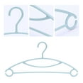 thumbnail image 3 of Unique Bargains Plastic Non-Slip Durable Space Saving Clothes Hangers 20 Packs Blue, 3 of 6