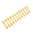 thumbnail image 3 of Uñas postizas Qarigey 24 piezas DIY estilo simple amarillo, 3 of 5