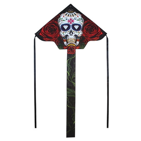 In the Breeze 3232 — Sugar Skull 45 Inch Fly-Hi Kite - Single Line Kite - Ripstop Fabric - Kite Line and Bag Included price history on PriceWatchPro