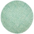 thumbnail image 2 of Safavieh Nantucket Green Contemporary Rug - Round 4', 2 of 2