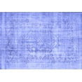 thumbnail image 1 of Ahgly Company Machine Washable Indoor Rectangle Abstract Blue Contemporary Area Rugs, 5' x 8', 1 of 4