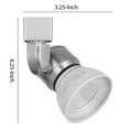 thumbnail image 5 of 10W Integrated LED Metal Track Fixture with Mesh Head, Silver and White- Saltoro Sherpi, 5 of 5
