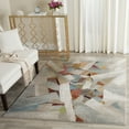 thumbnail image 2 of SAFAVIEH Porcello Harding Geometric Area Rug, Grey/Multi, 4' x 4' Square, 2 of 8