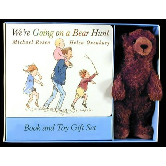 Pre-Owned We're Going on a Bear Hunt Book and Toy Gift Set, 9780763619794, 0763619795, Paperback, PAP/TOY edition