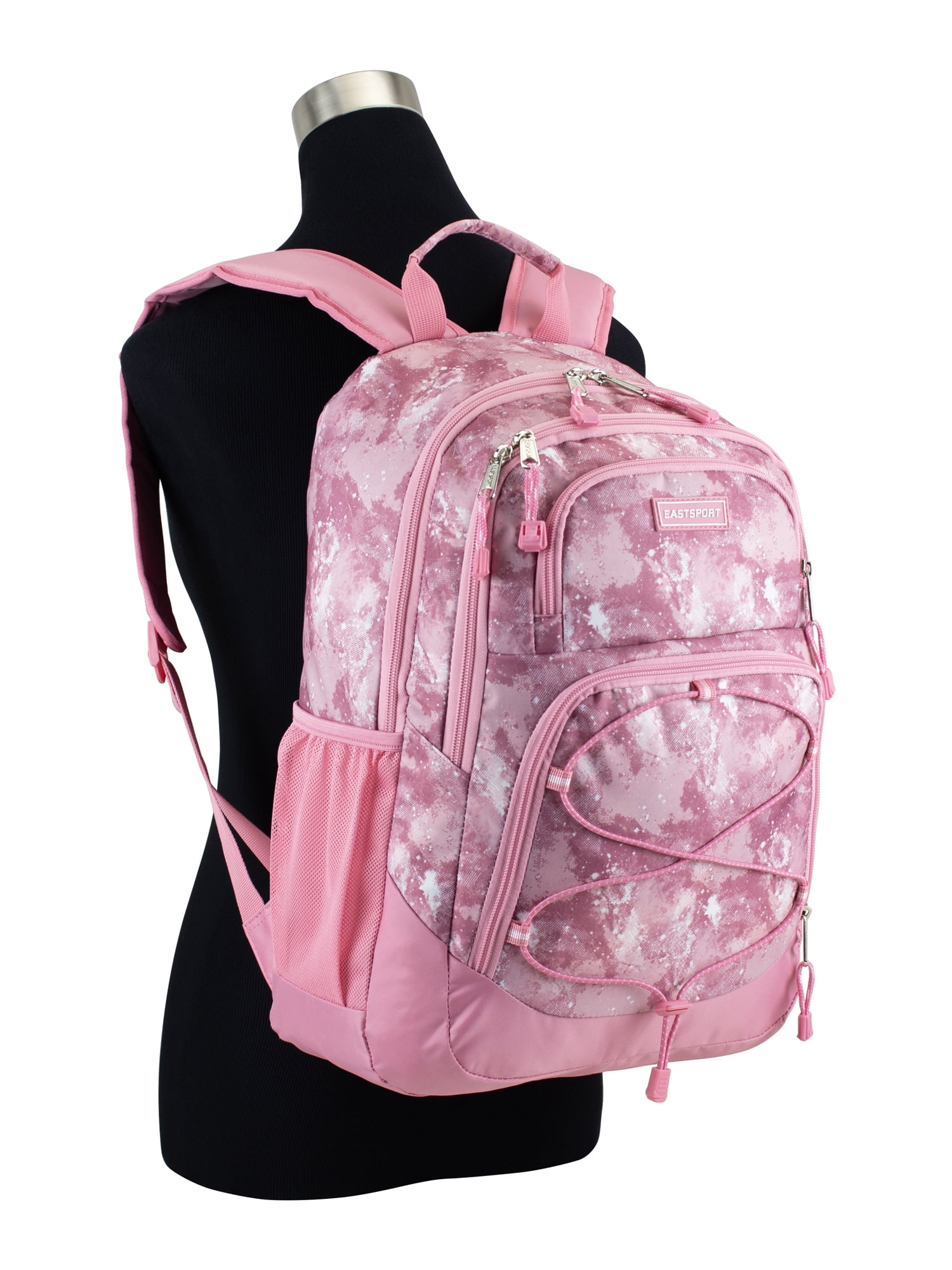 Eastsport Unisex Surge Sport Backpack, Light Pink Galaxy